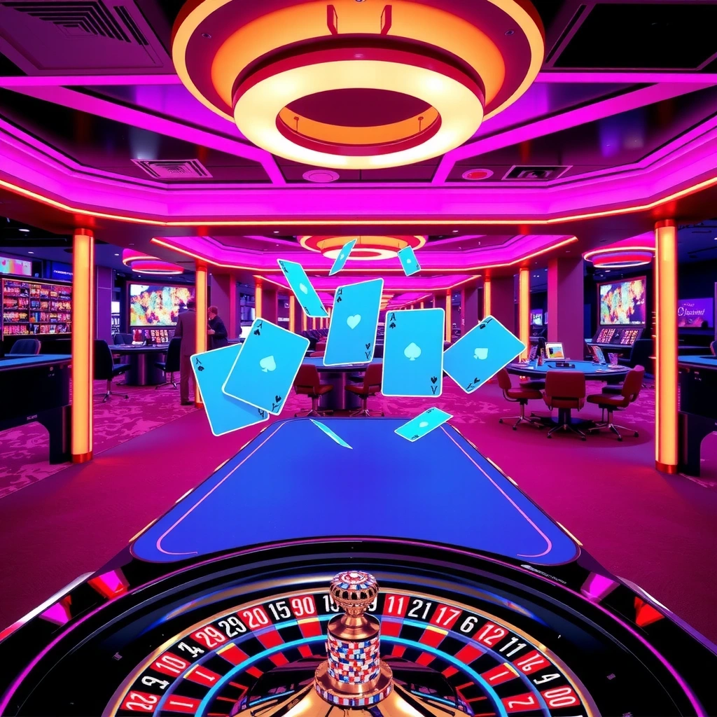 Immersive casino gaming experience